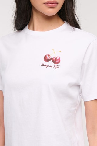 T-shirt relaxed - Blanc
