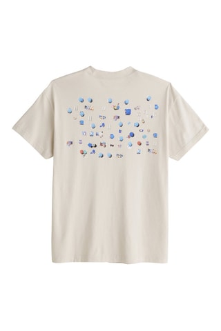 T-shirt relaxed - Beige