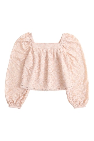 Blouse en dentelle - Rose
