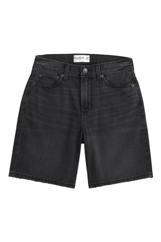 Short en jean - Noir