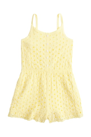Combishort sans manches - Jaune