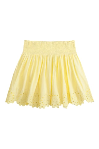 Jupe taille haute - Jaune pâle
