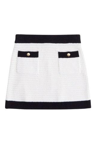 Jupe droite - Blanc