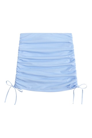 Minijupe drapée - Ciel