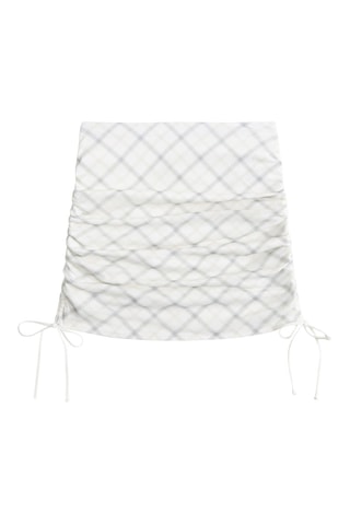Minijupe drapée - Gris