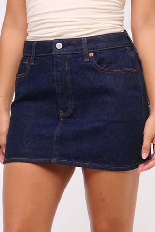 Jupe en jean - Bleu marine