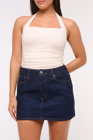 Jupe en jean - Bleu marine