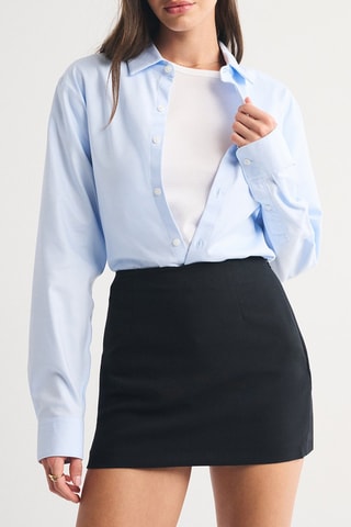 Minijupe taille haute - Noir