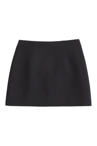 Minijupe taille haute - Noir