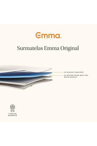 Surmatelas réversible Emma Original - 5 cm