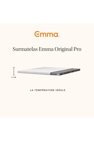 Surmatelas réversible Emma Original Pro - 5 cm