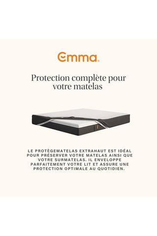 Protège-matelas Emma - Blanc