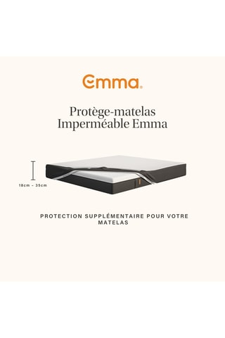 Protège-matelas Emma - Blanc