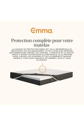 Protège-matelas Emma - Blanc
