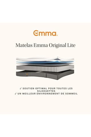 Matelas Emma Lite - Epaisseur 22 cm - Moyen-ferme