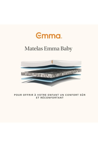 Matelas en mousse Emma Baby - Ferme - Epaisseur 11 cm