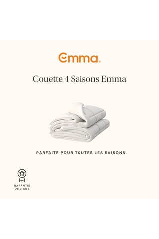 Couette Emma 4 Saisons - Blanc