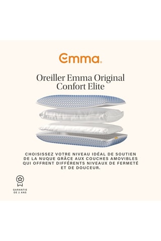 Oreiller Emma Original Confort Elite - 1,5 kg