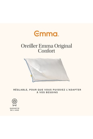Oreiller Emma Original Confort - 1,38 kg
