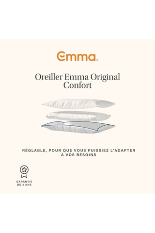 Oreiller Emma Original Confort - 1,38 kg