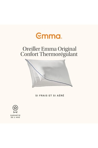 Oreiller Emma - Équilibré - 1,14 kg - Blanc