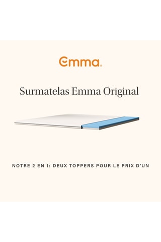 Matelas Emma Original Lite et surmatelas Emma Original - Moyen