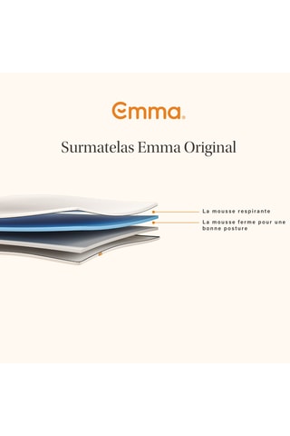 Matelas Emma Original Lite et surmatelas Emma Original - Moyen