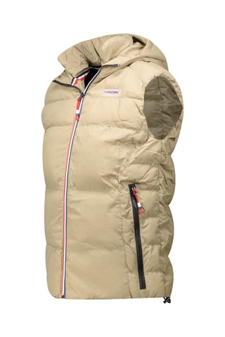 Veste à capuche sans manches Vitoana - Beige