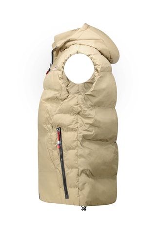 Veste à capuche sans manches Vitoana - Beige