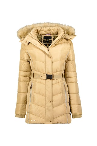 Doudoune longue Beckeak - Beige
