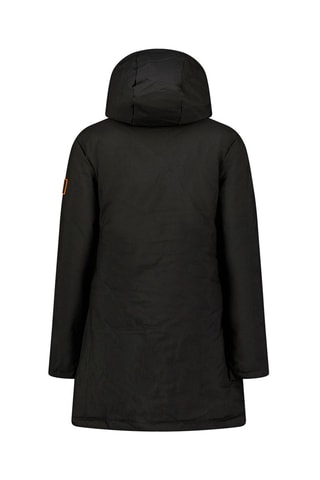 Parka à capuche Cassimineak - Orange et noir
