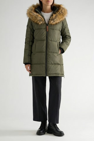 Parka à capuche - Kaki 