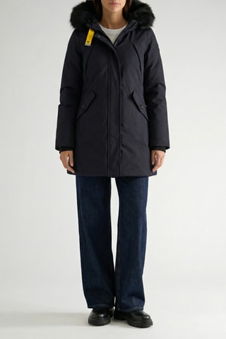 Parka à capuche Cherifana - Bleu marine