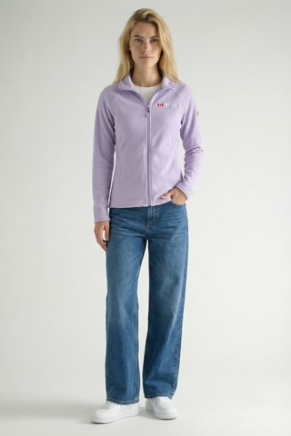 Veste polaire à capuche Tugoodana - Violet