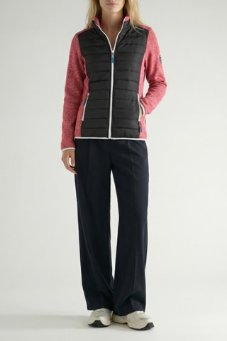 Veste polaire Tirexana - Corail et noir