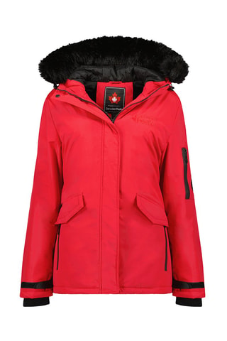 Parka à capuche Adaneaka - Rouge