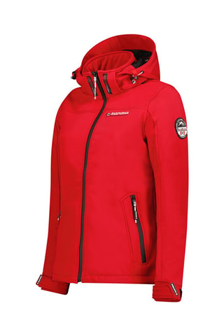 Veste à capuche Softshell Takeniana - Rouge