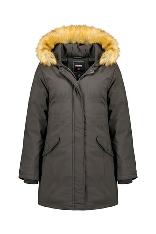 Veste à capuche Dinastiana - Gris et beige