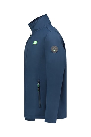 Veste Softshell - Blanc, gris, bleu et vert