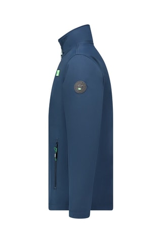 Veste Softshell - Blanc, gris, bleu et vert
