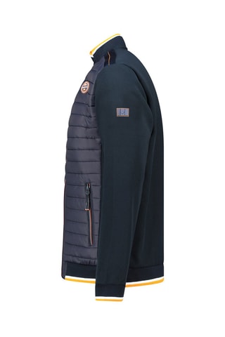 Veste polaire Torinoeak - Blanc, bleu et jaune