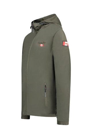 Veste à capuche - Vert, blanc et rouge