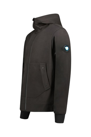 Veste à capuche - Rouge, noir et blanc