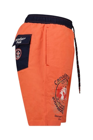 Short de bain - Rouge et blanc