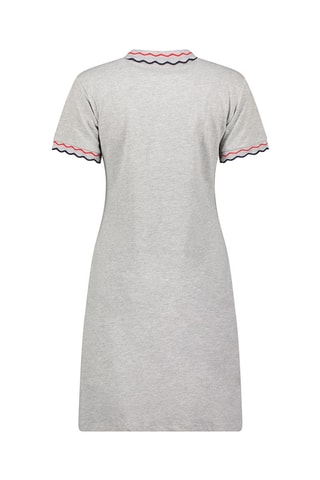 Robe polo - Gris, bleu et rouge