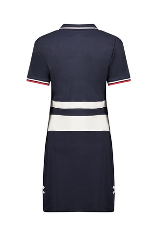 Robe polo - Bleu, blanc et rouge