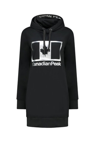 Robe sweat à capuche - Noir