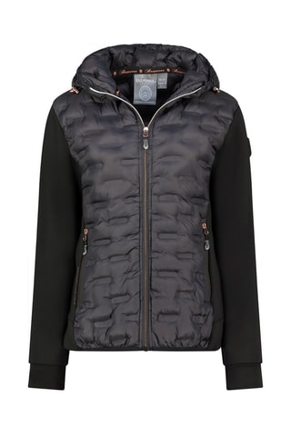 Blouson à capuche Tropicalana - Noir