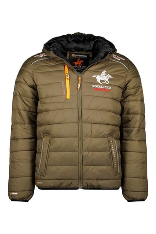 Blouson Brick - Blanc, gris, orange, rouge et vert