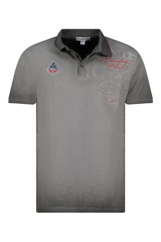 Polo Kadventureak - Gris, noir et rouge